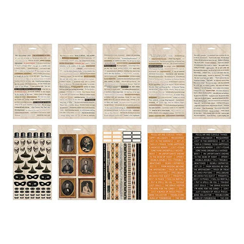 Tim Holtz - Idea-ology - Halloween - Sticker Book