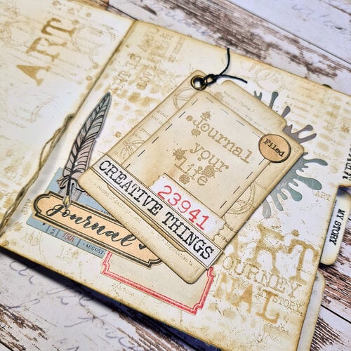 Elizabeth Craft Designs - Journal Your Life Collection - Dies - Journal File XL 02