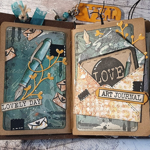 Elizabeth Craft Designs - Journal Your Life Collection - Dies - Journal File XL 02