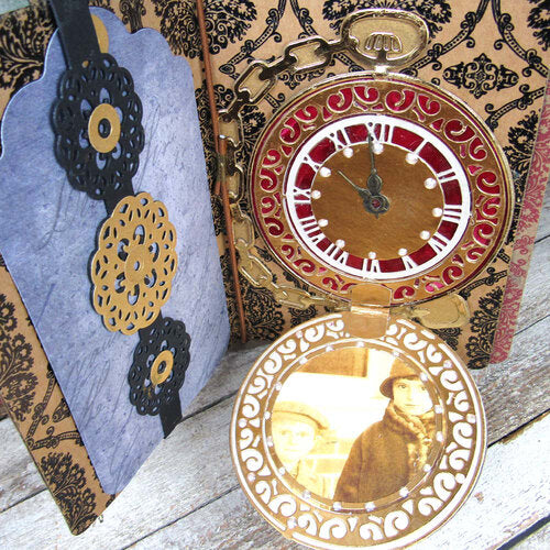 Elizabeth Craft Designs - Mr. and Mrs. Collection - Dies - Gentleman's Timepiece