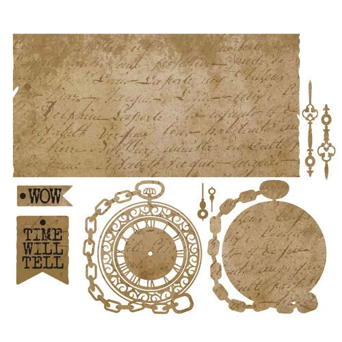 Elizabeth Craft Designs - Mr. and Mrs. Collection - Dies - Gentleman's Timepiece