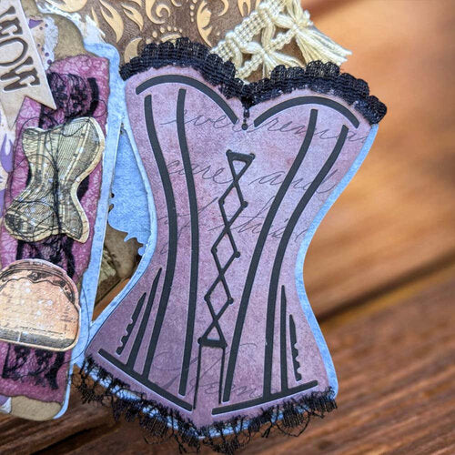 Elizabeth Craft Designs - Mr. and Mrs. Collection - Dies - Laced up