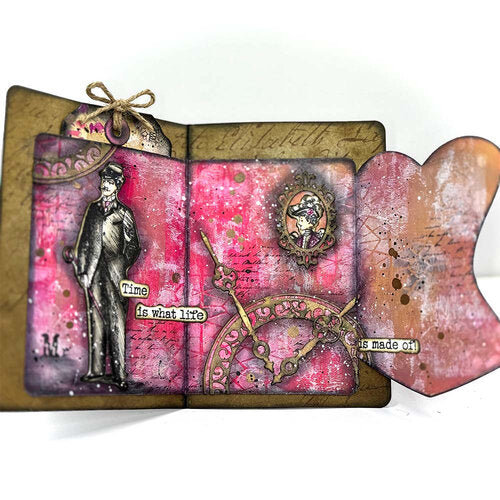 Elizabeth Craft Designs - Mr. and Mrs. Collection - Dies - Laced up