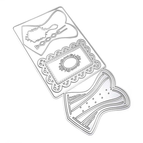 Elizabeth Craft Designs - Mr. and Mrs. Collection - Dies - Laced up