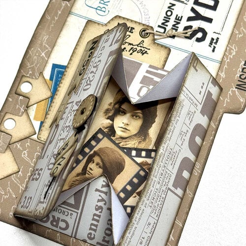 Elizabeth Craft Designs - Once In A Lifetime Collection - Dies - Box Envelope