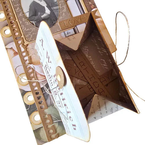 Elizabeth Craft Designs - Once In A Lifetime Collection - Dies - Box Envelope