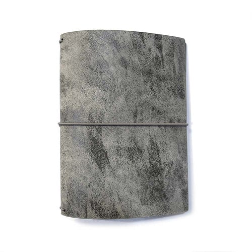 Elizabeth Craft Designs - Mr. and Mrs. Collection - Art Journal - Stonewashed Grey Passport XL