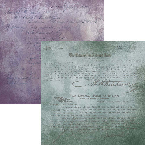 Elizabeth Craft Designs - Mr. and Mrs. Collection - 12 x 12 Paper Pack - Backgrounds Volume 1