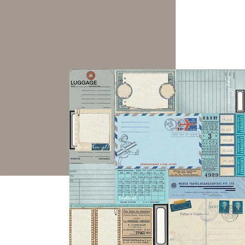 Elizabeth Craft Designs - Once In A Lifetime Collection - 12 x 12 Paper Pack - Once In a Lifetime