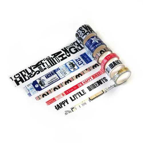 Elizabeth Craft Designs - Reminiscence Collection - Washi Tape - No. 1