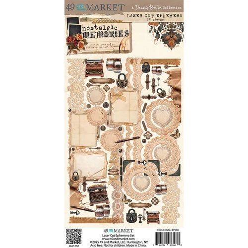 49 and Market - Nostalgic Memories - Laser Cuts - Ephemera