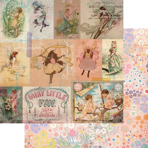 Fancy Pants Designs - Fairy Garden Collection - 12 x 12 - Folklore