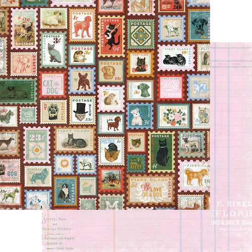 Fancy Pants Designs - Spot And Oliver Collection - 12 x 12 - Dogs and Cats