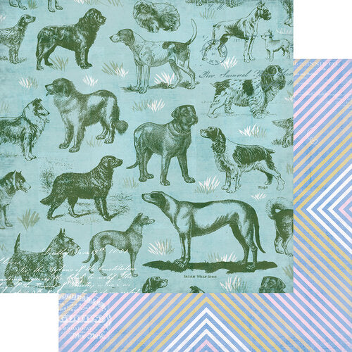 Fancy Pants Designs - Spot And Oliver Collection - 12 x 12 - Doggy Dog World