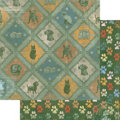 Fancy Pants Designs - Spot And Oliver Collection - 12 x 12 - Paw-Sitivity