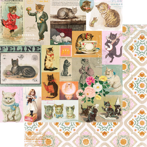 Fancy Pants Designs - Spot And Oliver Collection - 12 x 12 - Pretty Kitty