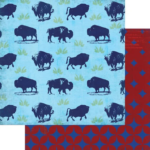 Fancy Pants Designs - Fireworks and Freedom Collection - 12 x 12 - 4th of July