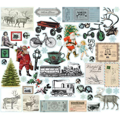 Fancy Pants Designs - North Pole Express Collection - Ephemera