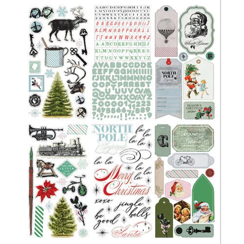 Fancy Pants Designs - North Pole Express Collection - Sticker Book