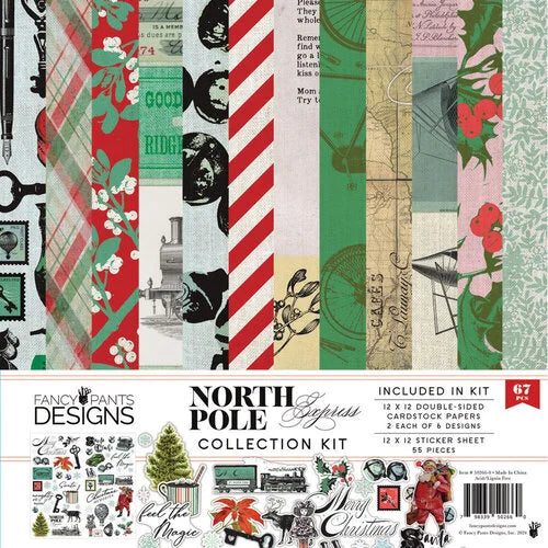 Fancy Pants Designs - North Pole Express Collection - 12 x 12 Collection Kit