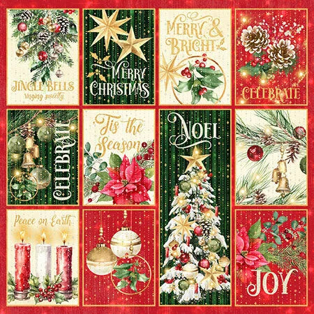 Graphic 45 - Merry & Bright Collection - 12 x 12 Double Sided Paper - Christmas Wonder