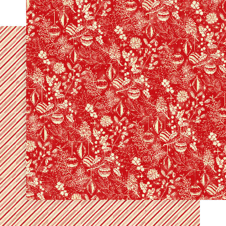 Graphic 45 - Merry & Bright Collection - 12 x 12 Double Sided Paper - Warmth And Good Cheer