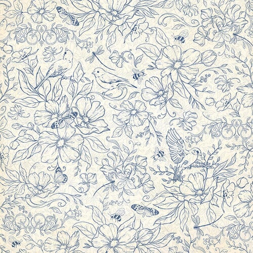 Graphic 45 - Spring Is In The Air Collection - 12 x 12 Double Sided Paper - Life in Full Bloom