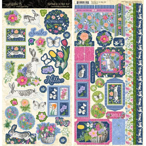 Graphic 45 - Spring Is In The Air Collection - Cardstock Stickers