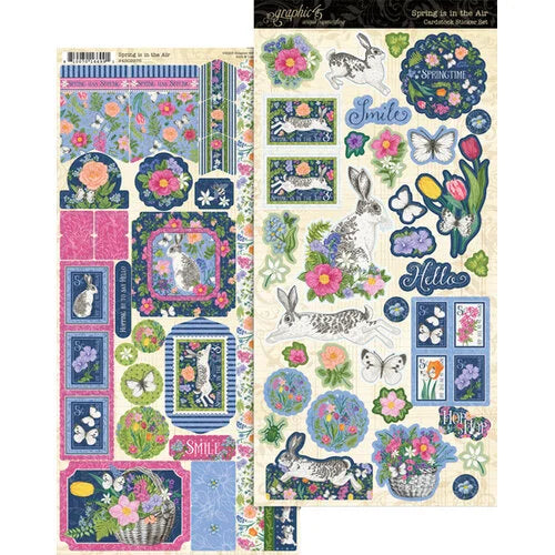 Graphic 45 - Spring Is In The Air Collection - Cardstock Stickers