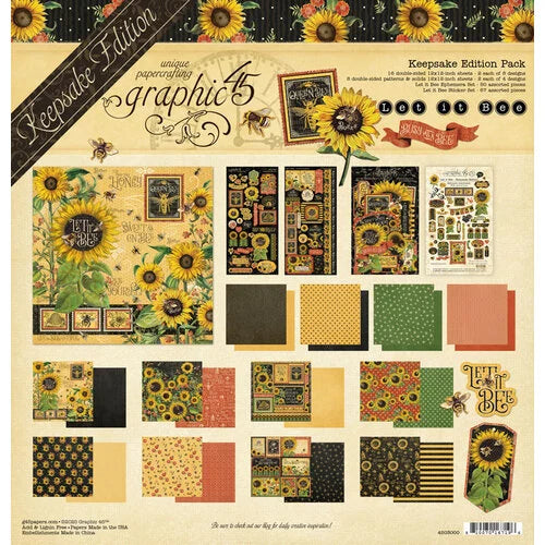 Graphic 45 - Let It Bee Collection - Keepsake Edition Kit