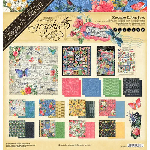 Graphic 45 - Keepsake Edition Kit - Flutter