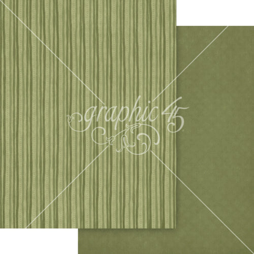 Graphic 45 - Ghostly Greetings - 8.5 X 11 Patterns And Solids Paper Pack