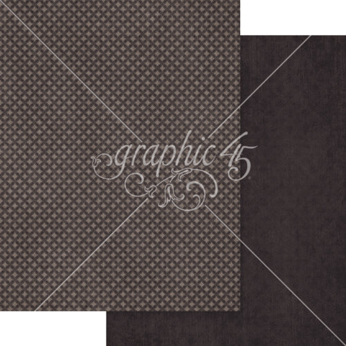 Graphic 45 - Ghostly Greetings - 8.5 X 11 Patterns And Solids Paper Pack