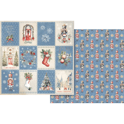 Graphic 45 - Deck The Halls - 12 X 12 Double Sided Paper - Nutcracker Parade