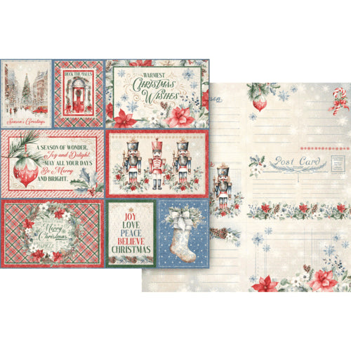 Graphic 45 - Deck The Halls - 12 X 12 Double Sided Paper - Joy And Delight