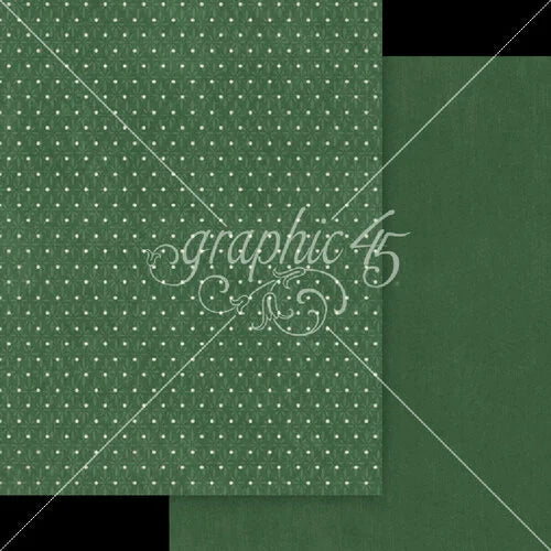 Graphic 45 - Deck The Halls - 8.5 X 11 Patterns And Solids Paper Pack