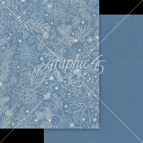 Graphic 45 - Deck The Halls - 8.5 X 11 Patterns And Solids Paper Pack