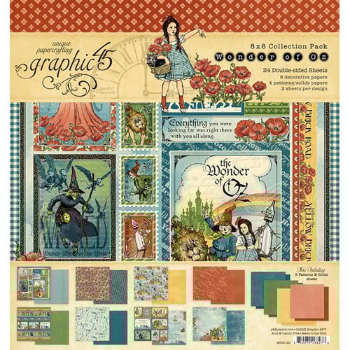 Graphic 45 - Wonder Of Oz - 8 x 8 Collection Pack