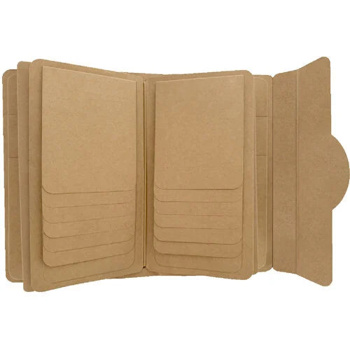 Graphic 45 - Travel Album With Inserts, Waterfall Folder, & Journaling Notebook - Kraft