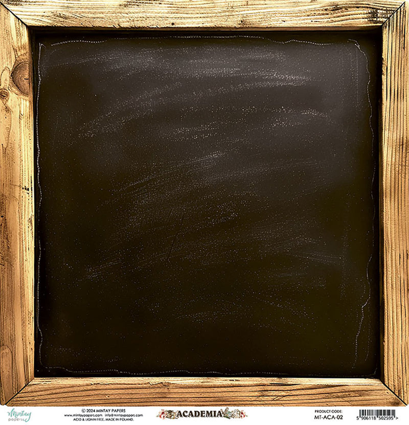 Mintay Papers - Academia Collection - 12 x 12 Double Sided Paper - 02