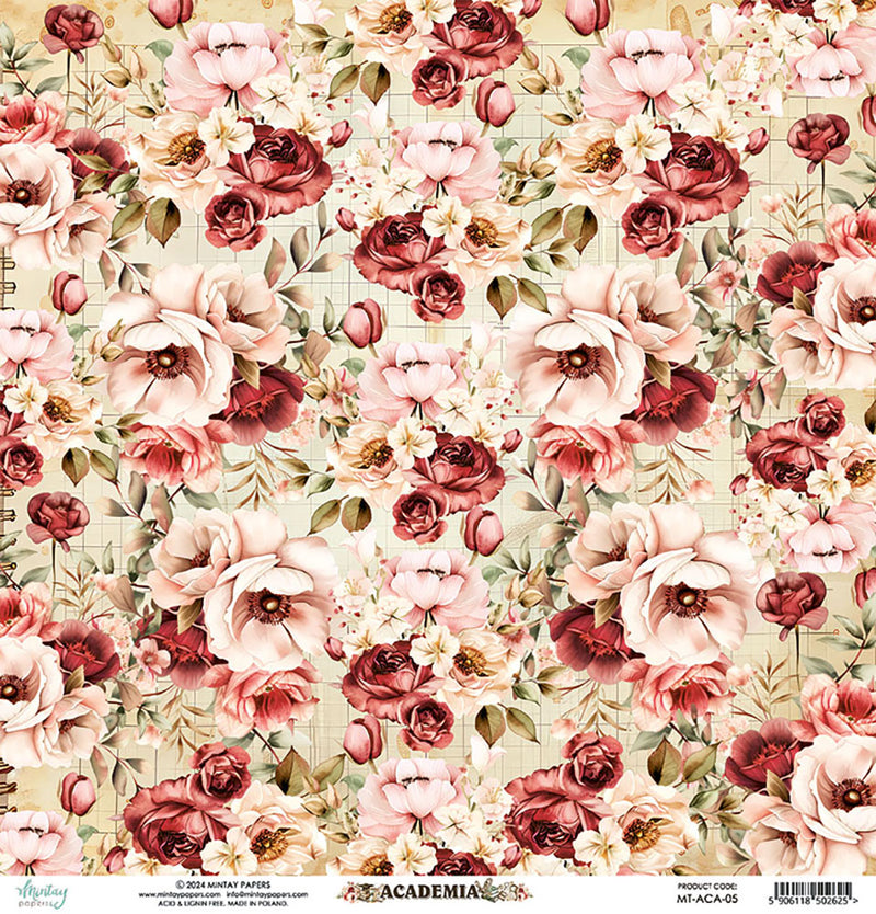 Mintay Papers - Academia Collection - 12 x 12 Double Sided Paper - 05