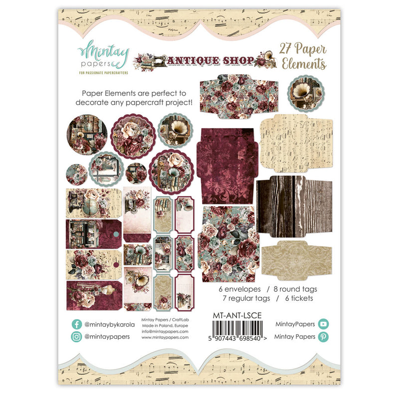 Mintay Papers - Antique Shop Collection - Paper Elements