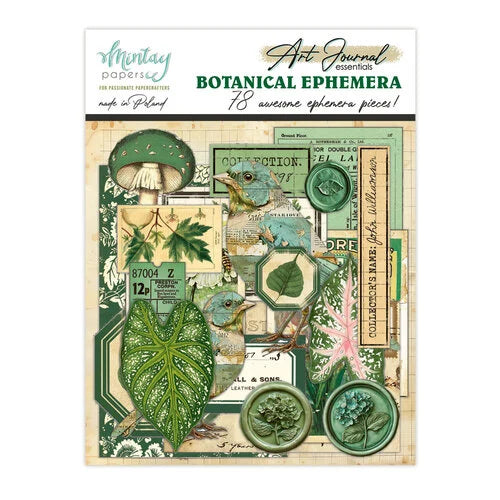 Mintay Papers - Art Journal Ephemera Pack - Botanical