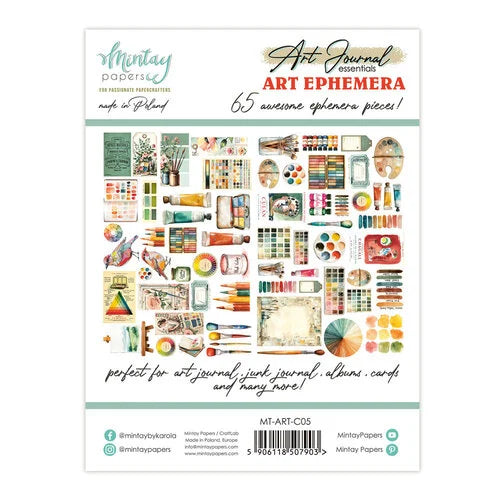 Mintay Papers - Art Journal Ephemera Pack - Art