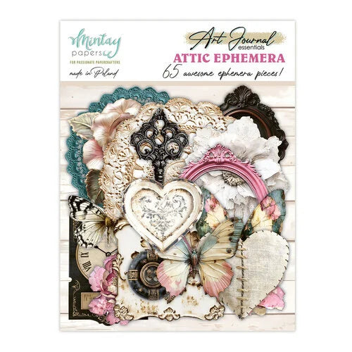 Mintay Papers - Art Journal Ephemera Pack - Attic