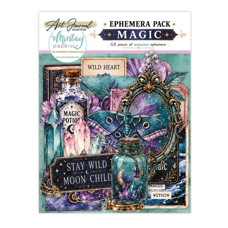 Mintay Papers - Art Journal Ephemera Pack - Magic