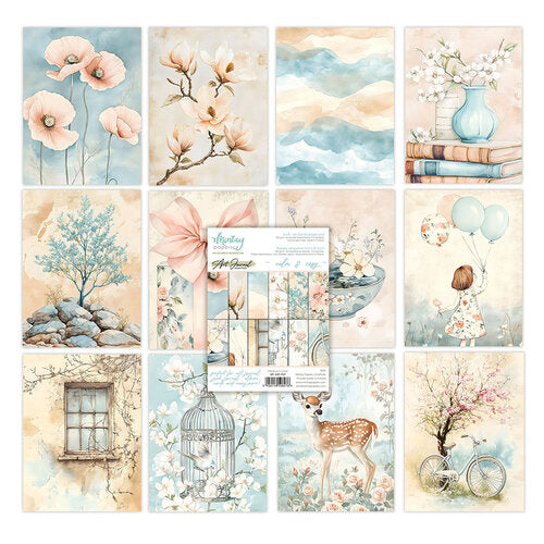 Mintay Papers - 6 x 8 Art Journal Paper Pad - Calm & Cozy