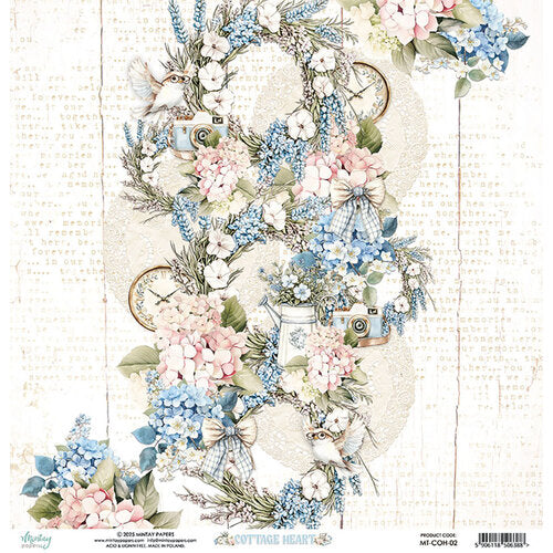 Mintay Papers - Cottage Heart - 12 x 12 Double Sided Paper - 02