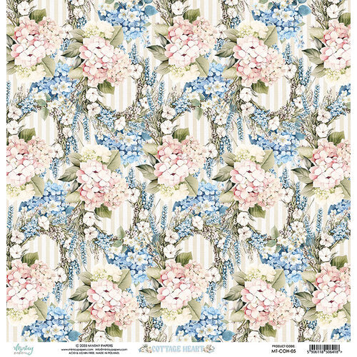 Mintay Papers - Cottage Heart - 12 x 12 Double Sided Paper - 05