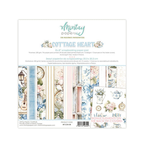 Mintay Papers - Cottage Heart - 8 x 8 Paper Pad